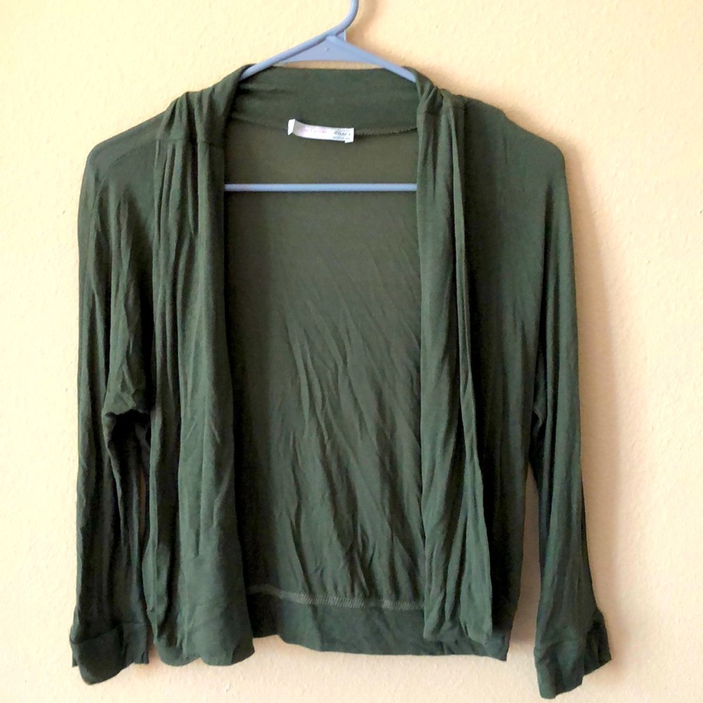 A’gaci Olive Green Cardigan